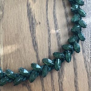 Zara Emerald Green Crystal Statement Necklace